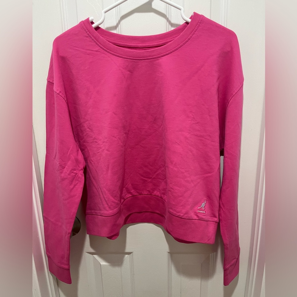 KANGOL CROPPED SWEATSHIRT LARGE BNWT